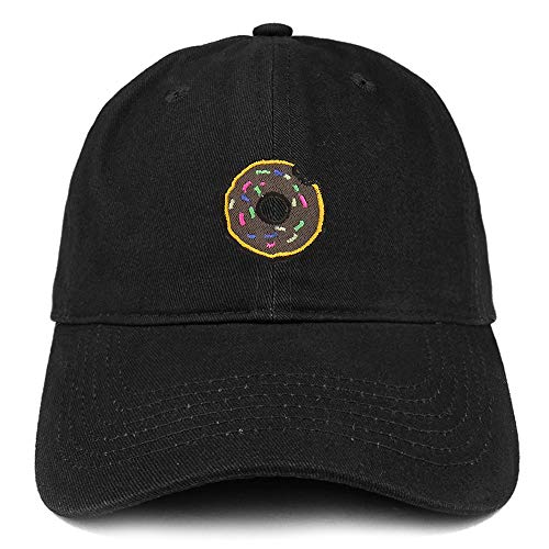 Trendy Apparel Shop Donut Patch Brushed Cotton Unstructured Dad Hat