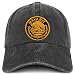 Trendy Apparel Shop Nayarit Mexico Gold Embroidered Patch Pigment Dyed Washed Baseball Cap