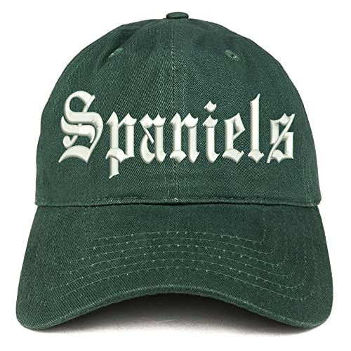 Trendy Apparel Shop Old English Spaniels Low Profile Soft Cotton Baseball Cap