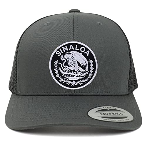 Trendy Apparel Shop Sinaloa Mexico Patch 6 Panel Trucker Mesh Cap