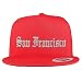 Trendy Apparel Shop San Francisco Old English 5 Panel Flatbill Trucker Cap