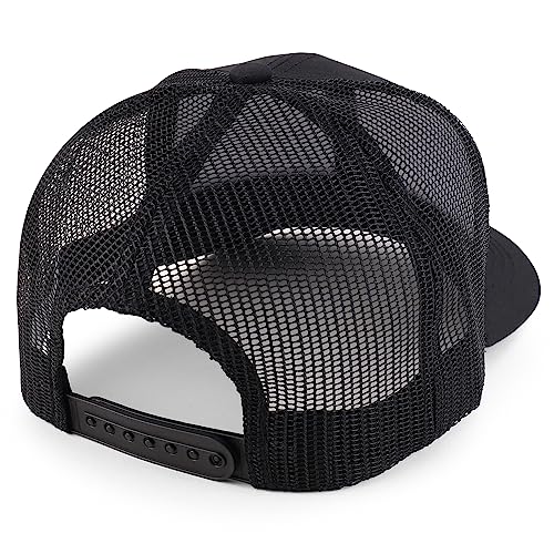 Trendy Apparel Shop Insect Embroidered Patch Structured 6 Panel Mesh Back Trucker Cap