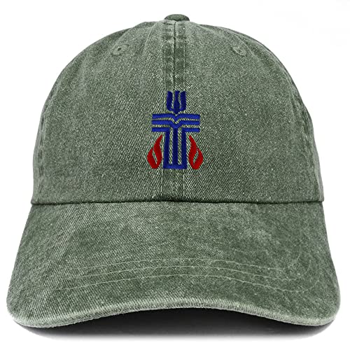 Trendy Apparel Shop Presbyterian Church Embroidered Pigment Dyed Washed Baseball Cap