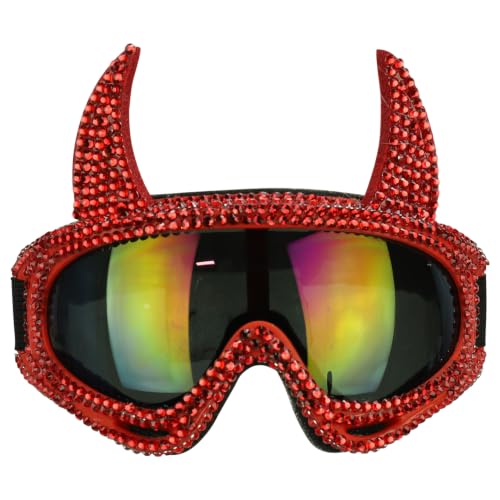 Trendy Apparel Shop Bling Rhinestone Festival Rave Goggles