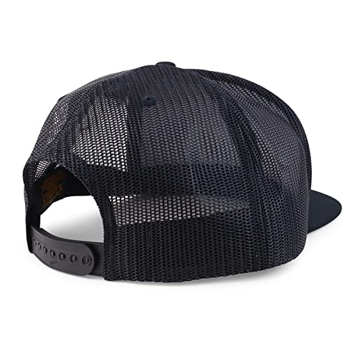 Trendy Apparel Shop XXL Oversize 5 Panel Foam Trucker Flatbill Snapback Cap