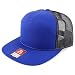 Trendy Apparel Shop Structured High Profile 7 Panel Flat Bill Mesh Back Snapback Cap