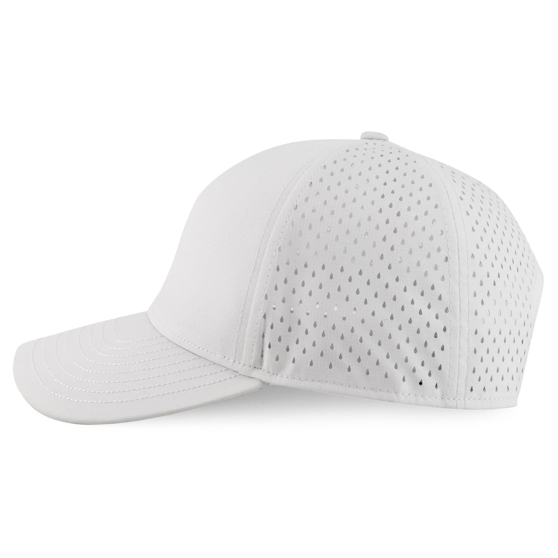 Trendy Apparel Shop Oversize XXL Laser Cut Holes Back Performance Snapback Ball Cap