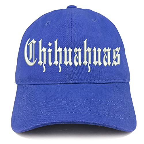 Trendy Apparel Shop Old English Chihuahuas Low Profile Soft Cotton Baseball Cap