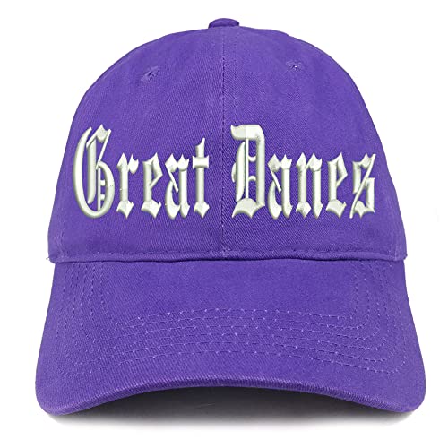 Trendy Apparel Shop Old English Great Danes Low Profile Soft Cotton Baseball Cap