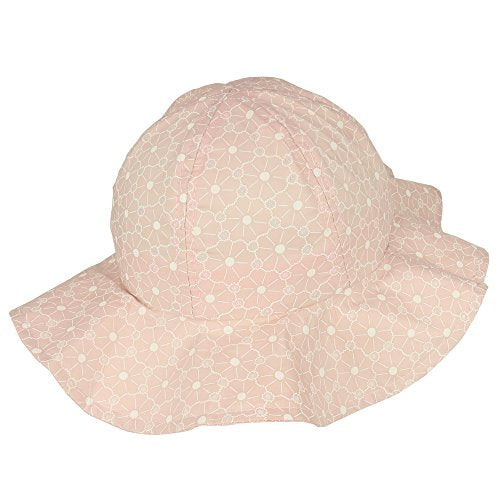 Trendy Apparel Shop Floral Pattern Printed Infant Bucket Hat with Chin Strap
