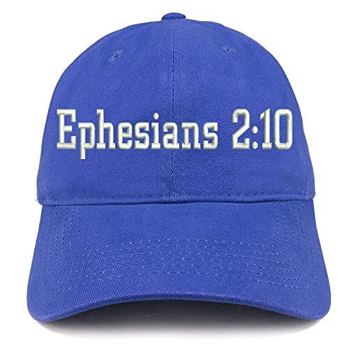 Trendy Apparel Shop Ephesians 2:10 Low Profile Soft Cotton Baseball Cap