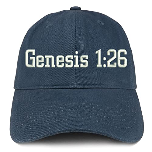 Trendy Apparel Shop Genesis 1:26 Low Profile Soft Cotton Baseball Cap