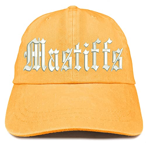 Trendy Apparel Shop Old English Mastiffs Washed Pigment Dyed Baseball Cap
