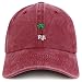Trendy Apparel Shop Fiji with Palm Tree Embroidered Pigment Dyed Cotton Baseball Cap
