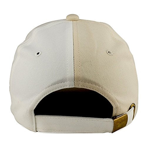 Trendy Apparel Shop Two Tone Unstructured Curved Bill Adjustable Baseball Cap