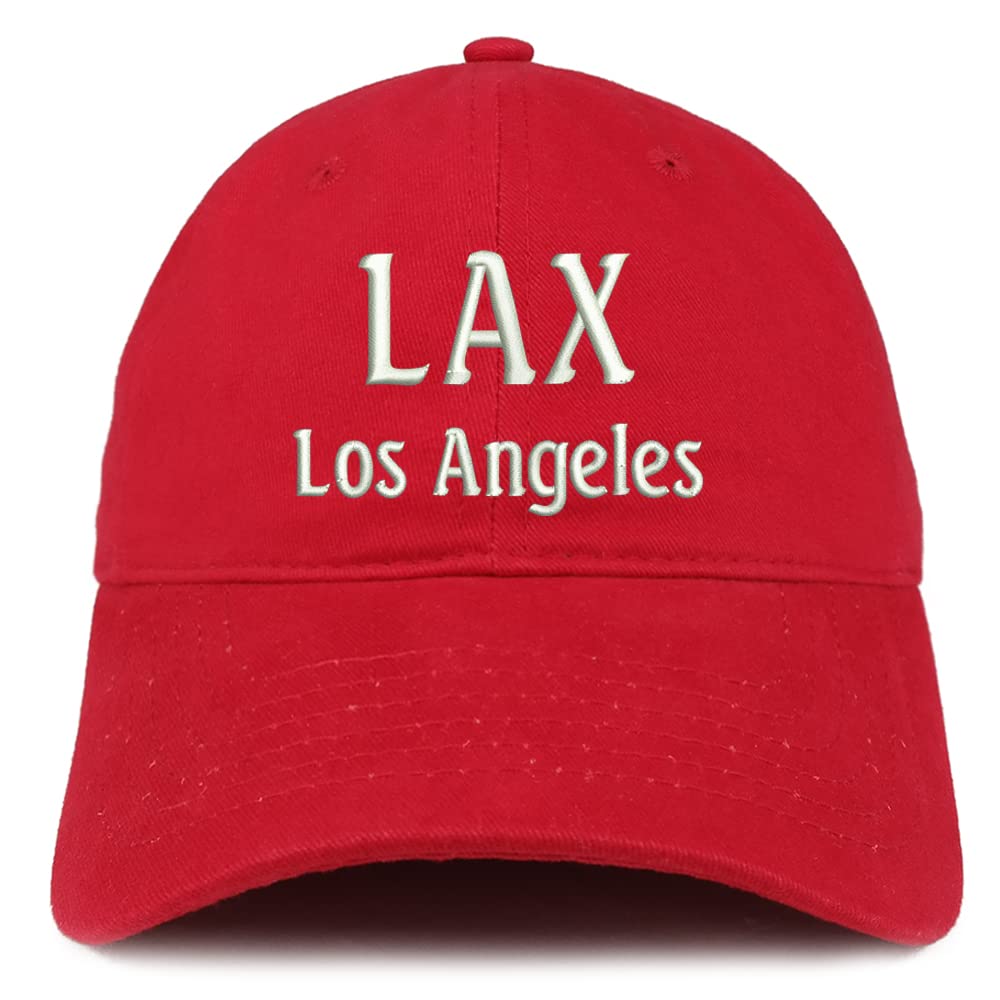 Trendy Apparel Shop LAX Los Angeles Low Profile Soft Cotton Baseball Cap