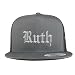 Trendy Apparel Shop Ruth Old English 5 Panel Flatbill Trucker Cap
