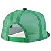 Trendy Apparel Shop 5 Panel Structured Trucker Cap with Mexico Flag Design Undervisor