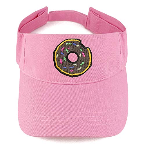 Trendy Apparel Shop Donut Patch Cotton Summer Visor Cap