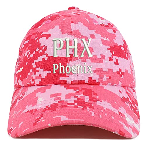 Trendy Apparel Shop PHX Pheonix Low Profile Soft Cotton Baseball Cap