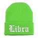 Trendy Apparel Shop Libra Old English Embroidered Long Cuff Beanie