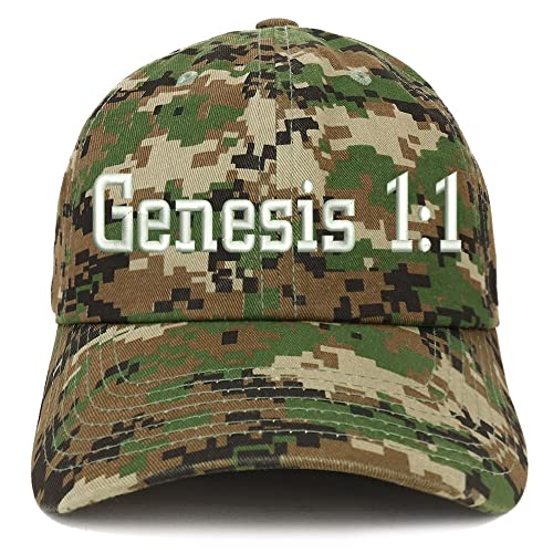 Trendy Apparel Shop Genesis 1:1 Low Profile Soft Cotton Baseball Cap