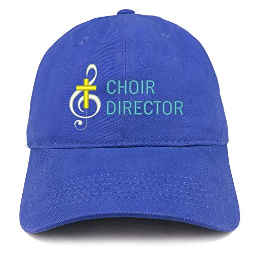 Trendy Apparel Shop Choir Director Embroidered Soft Crown 100% Brushed Cotton Cap