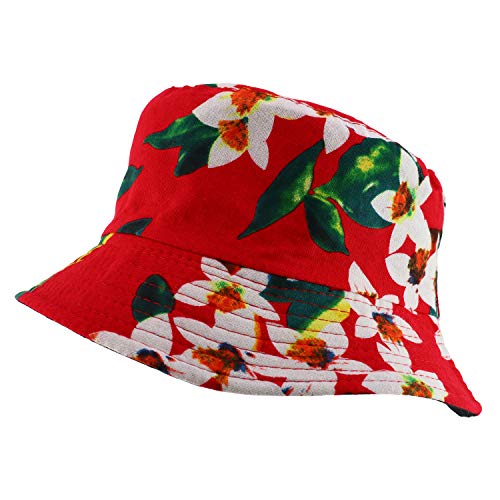 JS-W-BUCKET-6696-RED-FLW