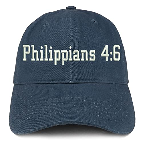 Trendy Apparel Shop Philippians 4:6 Low Profile Soft Cotton Baseball Cap