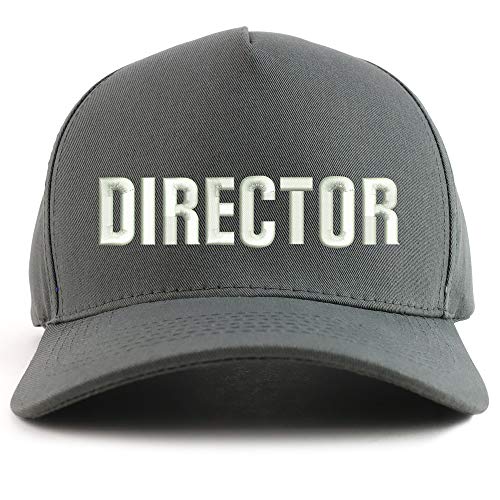 Trendy Apparel Shop Director Embroidered Oversized 5 Panel XXL Baseball Cap