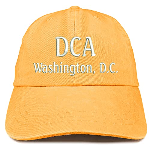 Trendy Apparel Shop DCA Washington DC Embroidered Pigment Dyed Washed Baseball Cap