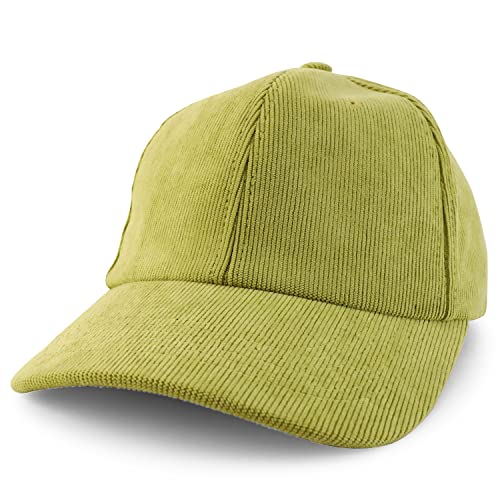 Trendy Apparel Shop Polyester Corduroy Structured Baseball Cap Dad Hat