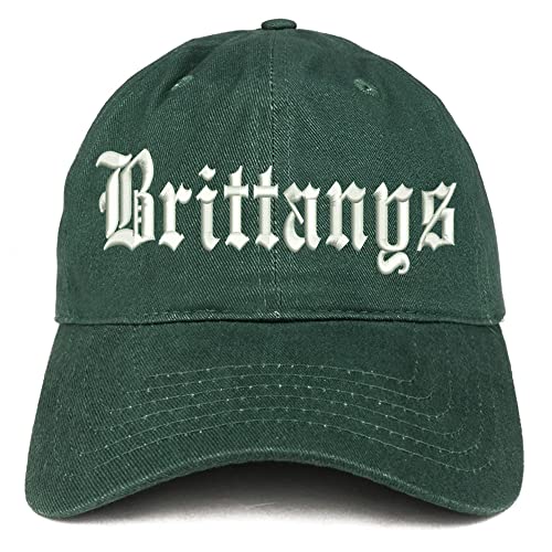 Trendy Apparel Shop Old English Brittanys Low Profile Soft Cotton Baseball Cap