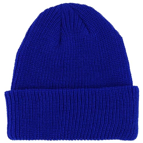 Trendy Apparel Shop Warm Winter Acrylic Ribbed Knit Cuff Beanie Hat