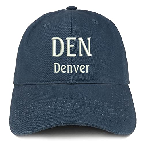 Trendy Apparel Shop DEN Denver Low Profile Soft Cotton Baseball Cap