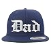 Trendy Apparel Shop DAD Old English Embroidered Flatbill Snapback