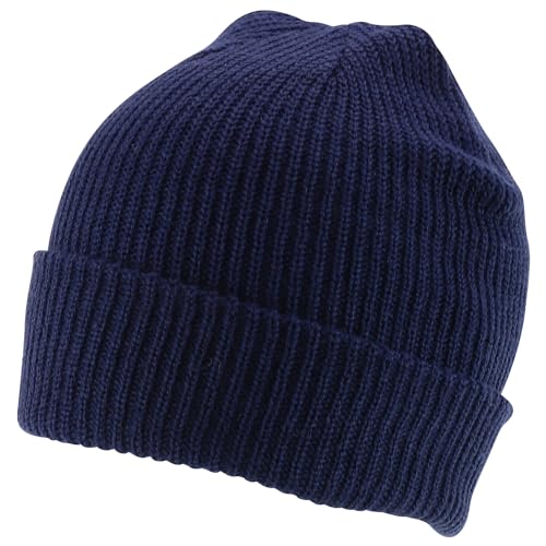 Trendy Apparel Shop Warm Winter Acrylic Ribbed Knit Cuff Beanie Hat