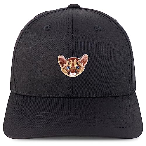 Trendy Apparel Shop Cougar Embroidered Patch Structured 6 Panel Snapback Baseball Cap