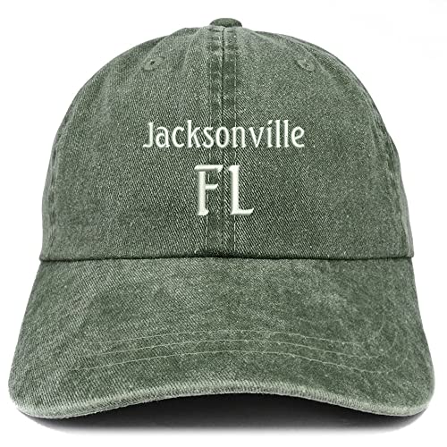 Trendy Apparel Shop Jacksonville FL Embroidered Pigment Dyed Washed Baseball Cap