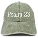 Trendy Apparel Shop Psalm 23 Washed Pigment Dyed Baseball Cap