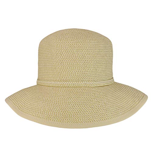 Trendy Apparel Shop UPF 50+ Soft Paper Braid Tween Sun Bucket Hat