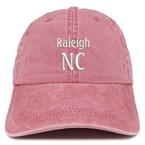 Trendy Apparel Shop Raleigh NC Embroidered Pigment Dyed Washed Baseball Cap