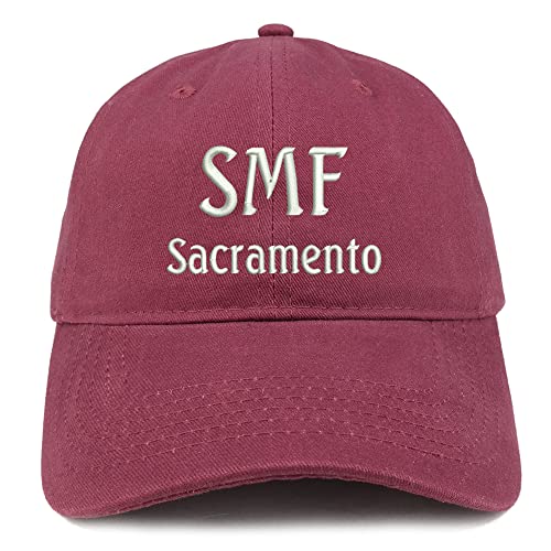 Trendy Apparel Shop SMF Sacramento Low Profile Soft Cotton Baseball Cap