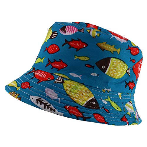 Trendy Apparel Shop Short Brim Kid's Summer Bucket Hat
