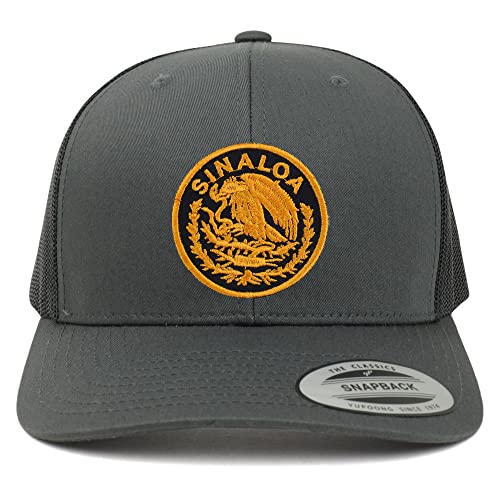 Trendy Apparel Shop Sinaloa Mexico Patch 6 Panel Trucker Mesh Cap