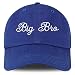 Trendy Apparel Shop Youth Size Big Bro Embroidered Unstructured Cotton Baseball Cap