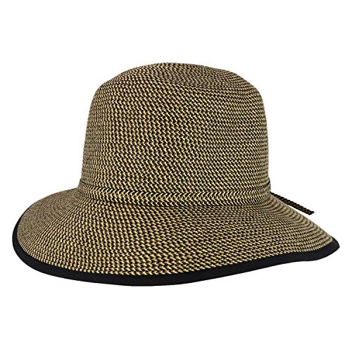 Trendy Apparel Shop UPF 50+ Soft Paper Braid Tween Sun Bucket Hat