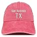 Trendy Apparel Shop San Antonio TX Embroidered Pigment Dyed Washed Baseball Cap