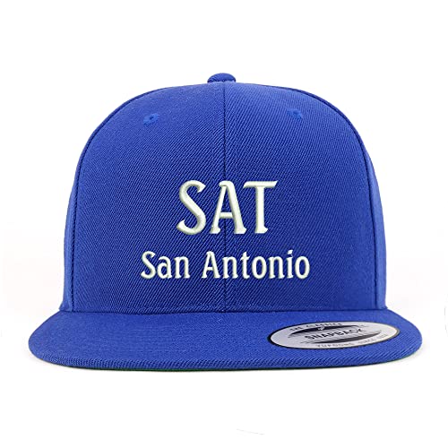 Trendy Apparel Shop SAN San Antonio Embroidered Flatbill Snapback