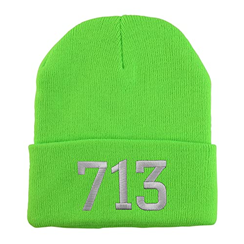 Trendy Apparel Shop Houston 713 Old English Embroidered Long Cuff Beanie